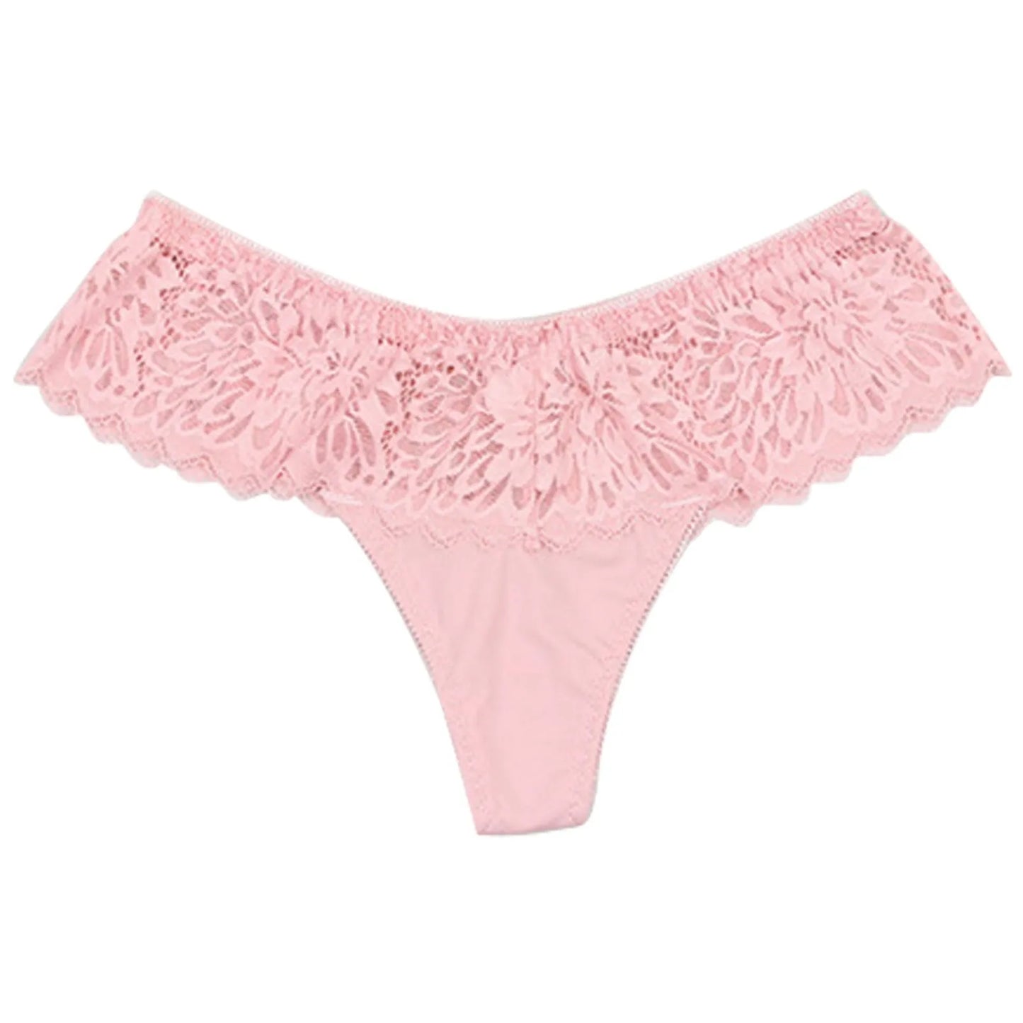 Lingerie feminina renda rosa da ZOMAXIUJEE com detalhe rendado e design delicado