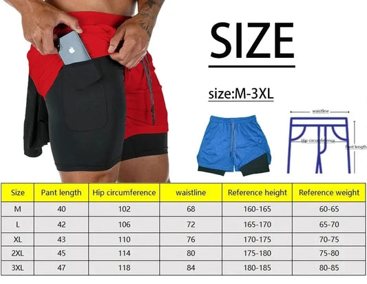 LAMLKKY short fitness masculino com estampa calções masculinos com bolsos para telemóvel forro compressão e tabela de tamanhos