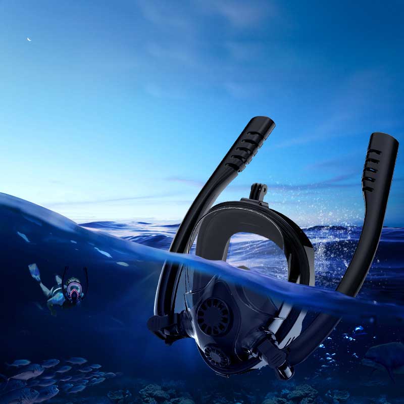 Máscara de mergulho sub aquática K2 para homens e mulheres com design ergonômico para conforto