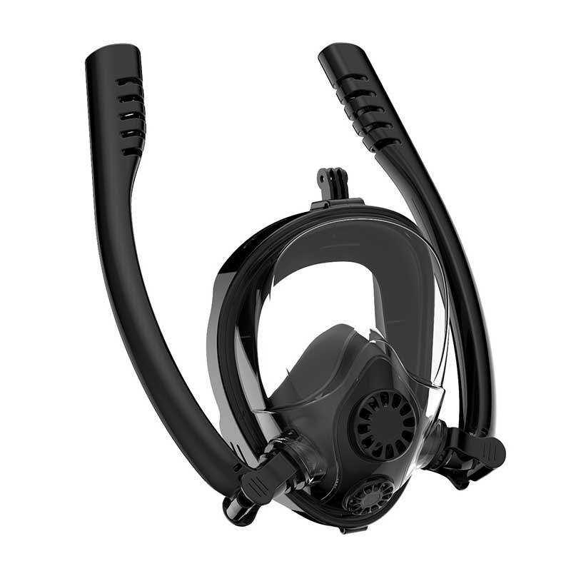 Máscara de mergulho sub aquática K2 para homens e mulheres com design confortável e visor panorâmico
