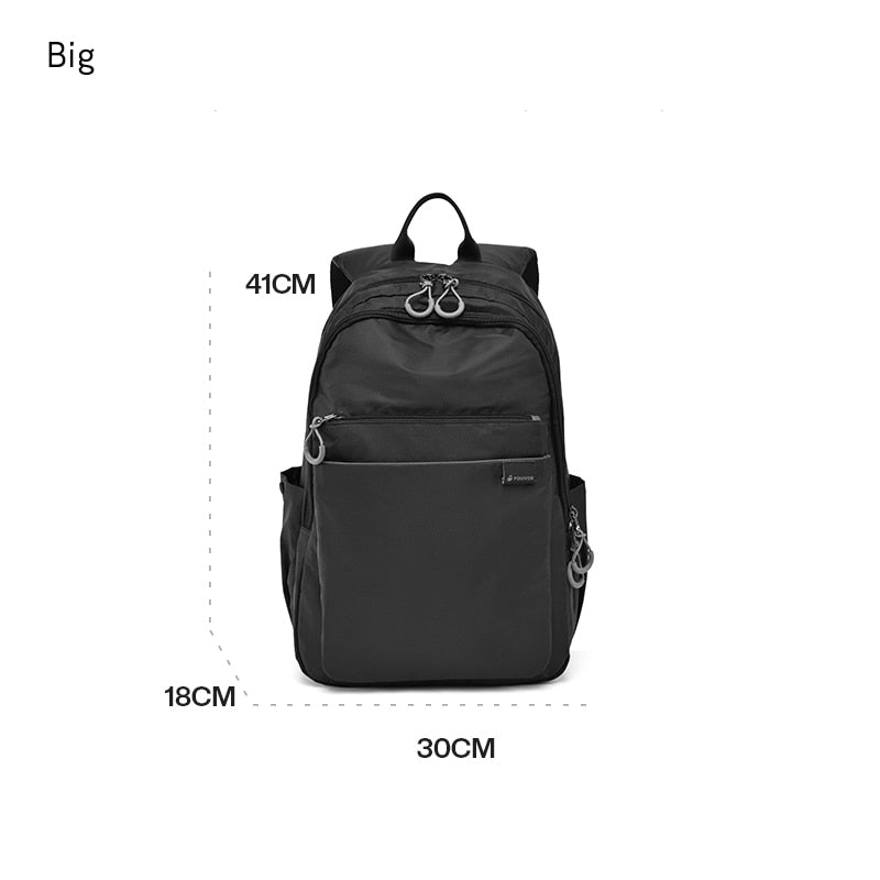 Mochila feminina casual grande da FOUVOR com design espaçoso e prático para uso diário