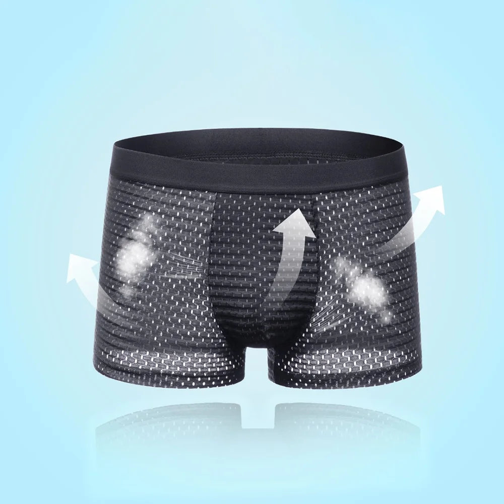 Cuecas boxer masculinas com design impresso em preto, ideal para moda masculina cuecas impressas