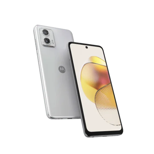 Smartphone Moto G73 256GB com design elegante e tela ampla para uma experiência visual imersiva