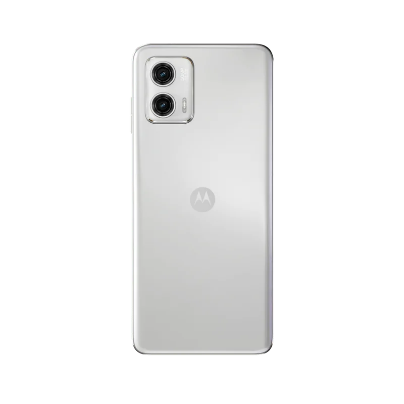 Smartphone Moto G73 256GB com design elegante e câmeras duplas na parte traseira