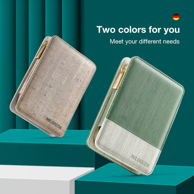 Conjunto de ferramentas para viagem manicure MR. GREEN em duas cores, ideal para cuidados pessoais em deslocamento