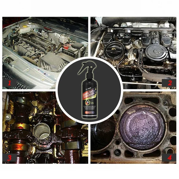 Limpador de motor de carro AIVC com tampa spray, ideal para limpeza de motores sujos