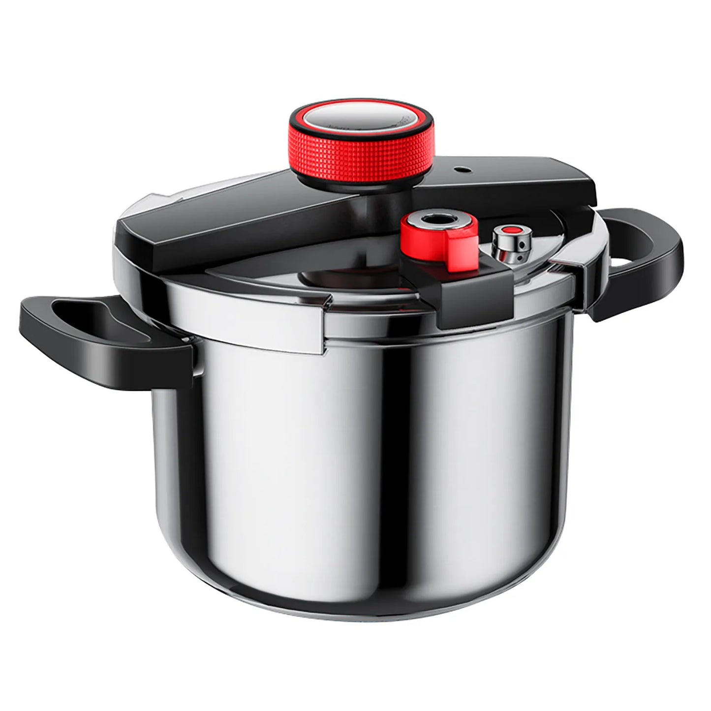 Panela de pressão à prova de explosão em aço inox, ideal para cozimento rápido e seguro de alimentos
