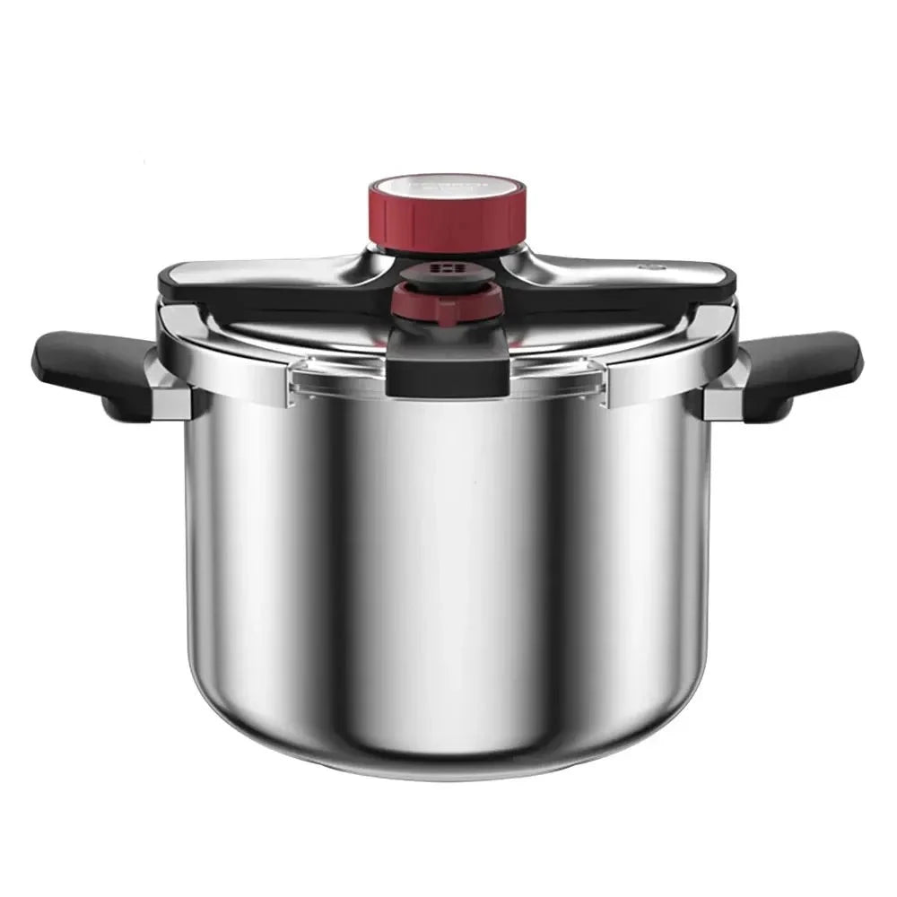 Panela de cozimento à pressão MOEYE em aço inox com design multifuncional segura para cozinhar com eficiência