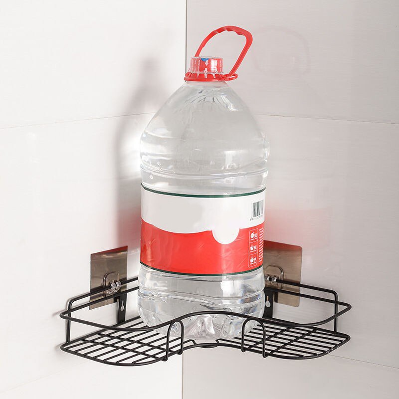Rack multiuso para banheiro em metal com suporte para garrafa de água e prateleiras adicionais