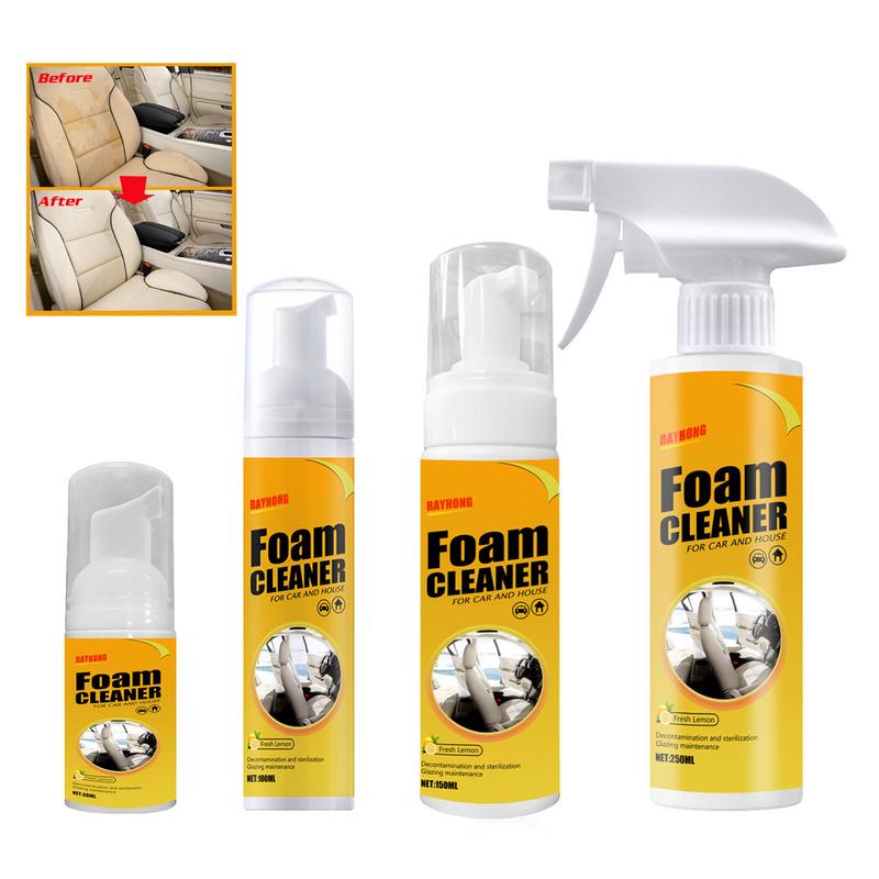 Spray de limpeza automotiva POWER CLINING com espuma eficaz para limpeza de superfícies internas de veículos