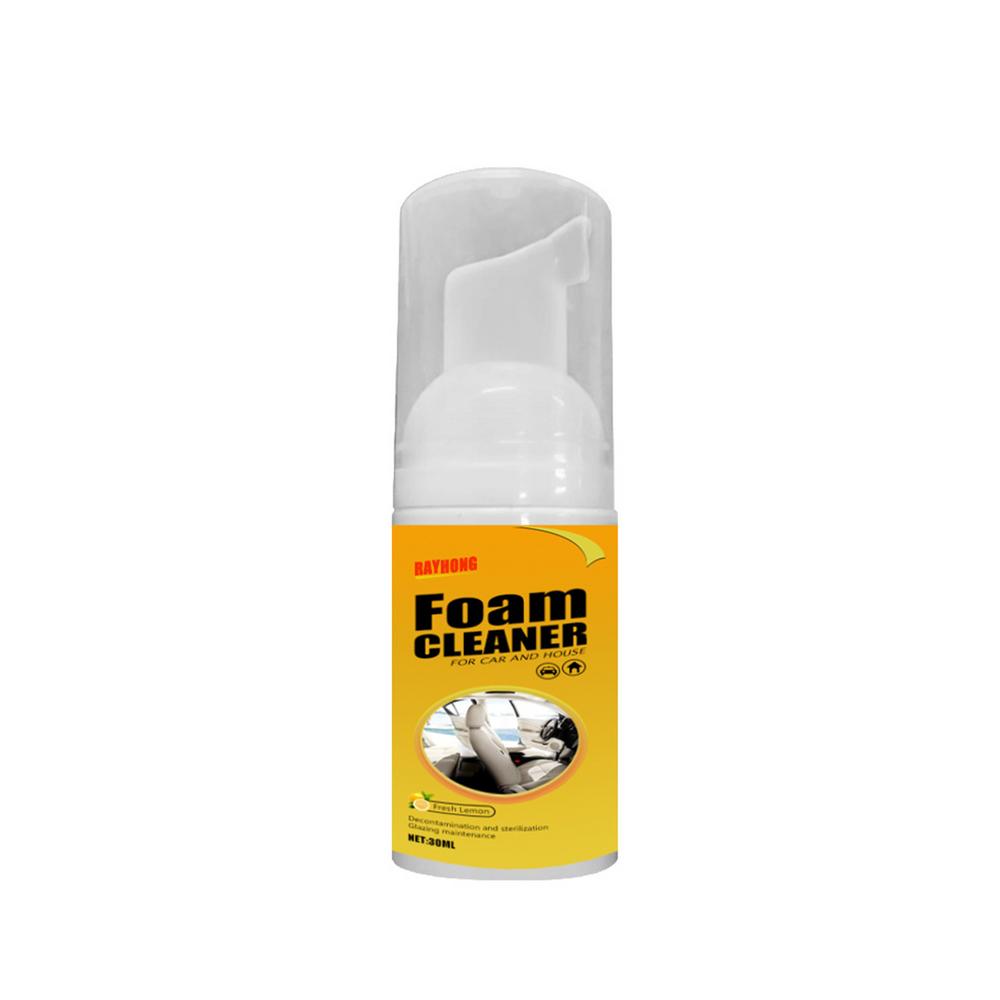 Spray de limpeza automotiva em espuma para limpeza eficaz de superfícies internas e externas de veículos