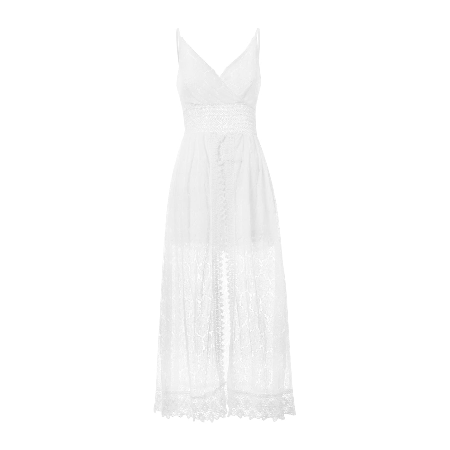 Macacão feminino branco da SANNEDONG, ideal como roupa casual feminina branca para ocasiões leves