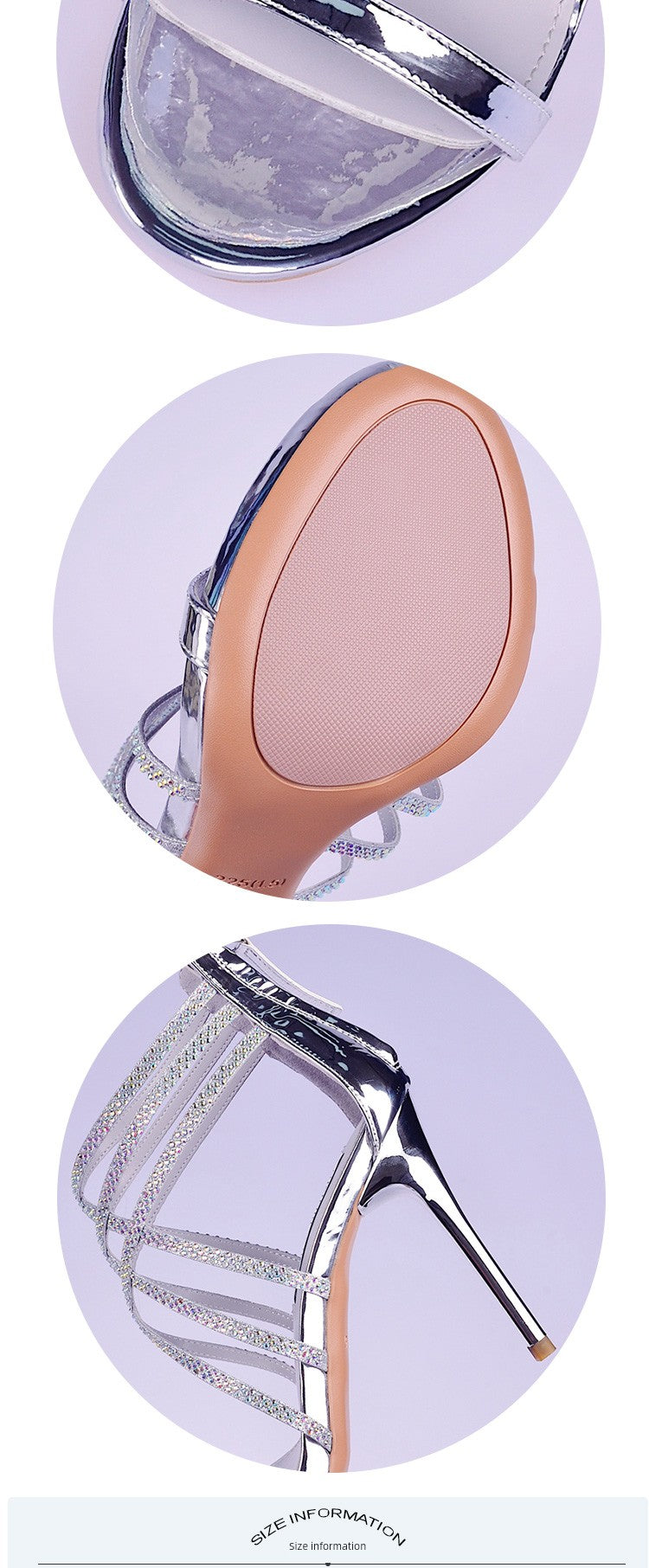 Sandálias feminina KITTMIN com design elegante e salto alto, ideais para sapatos femininos elegantes online.