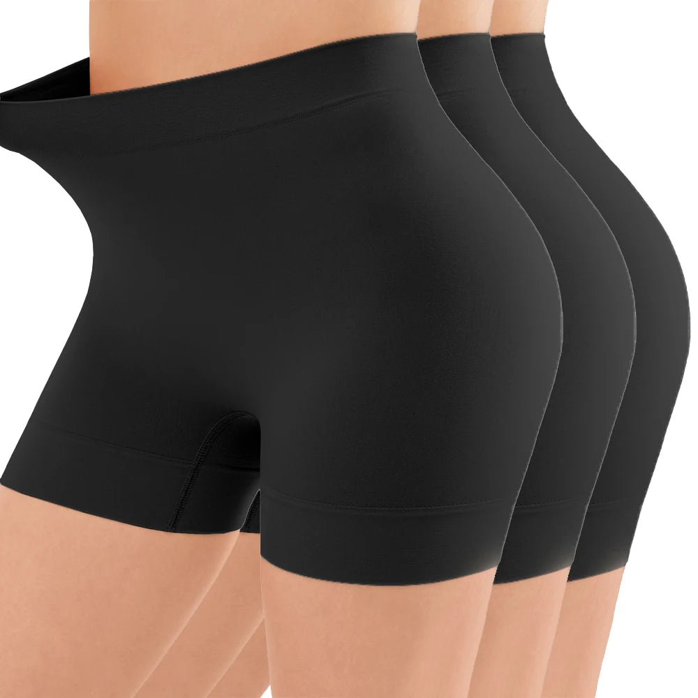 Shorts femininos anti atrito MS SIMIYA em preto, ideal para conforto e praticidade no dia a dia