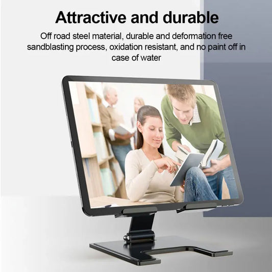 Suporte universal para tablet OLOPKY em material de aço resistente e durável, ideal para leitura e uso em casa