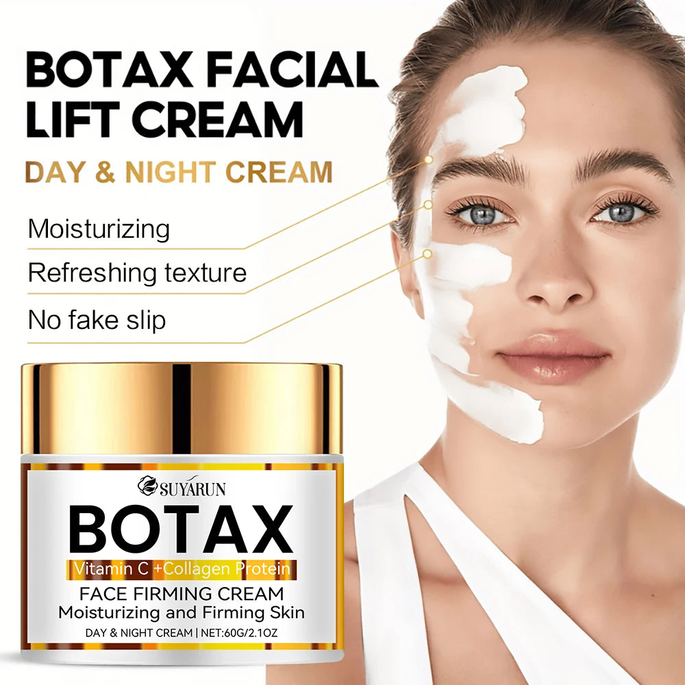 Creme facial antienvelhecimento profissional SUYARUN com textura refrescante para hidratação e firmeza