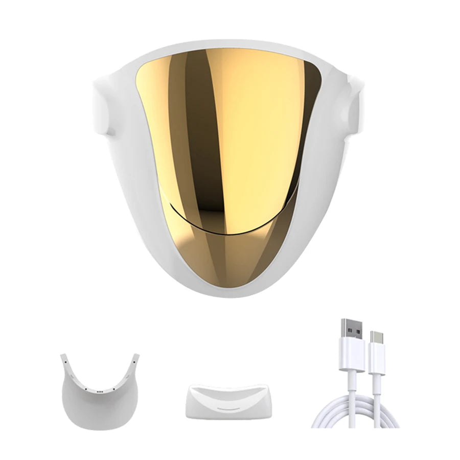 Máscara facial antienvelhecimento VANCOSTAR com terapia de luz vermelha facial para rejuvenescimento da pele