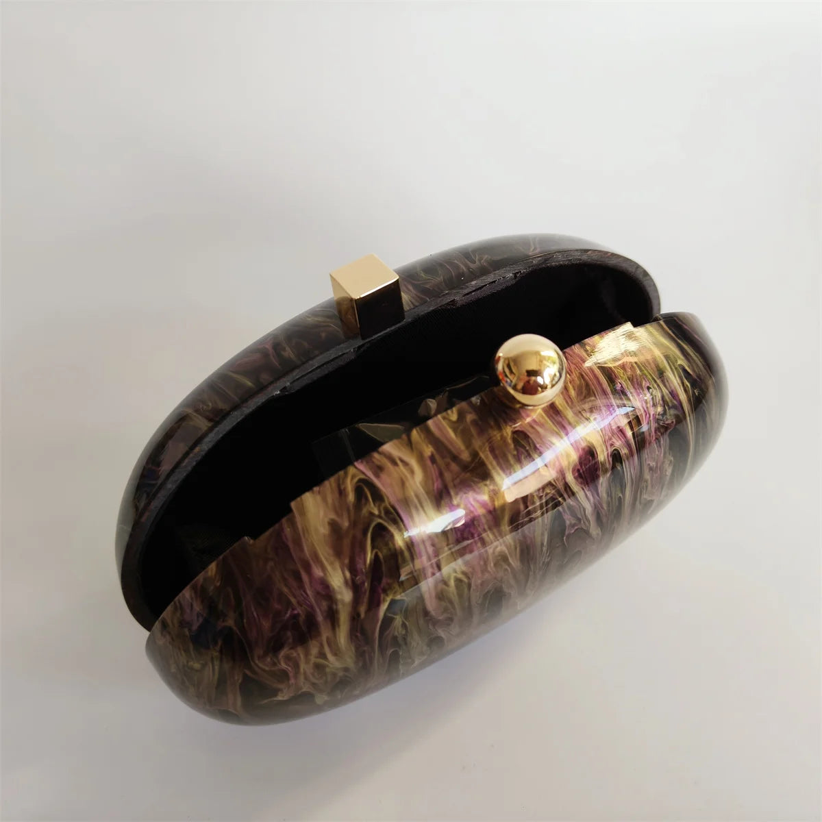 Mini bolsa de luxo WOWFUR com design elegante e acabamento em cores vibrantes