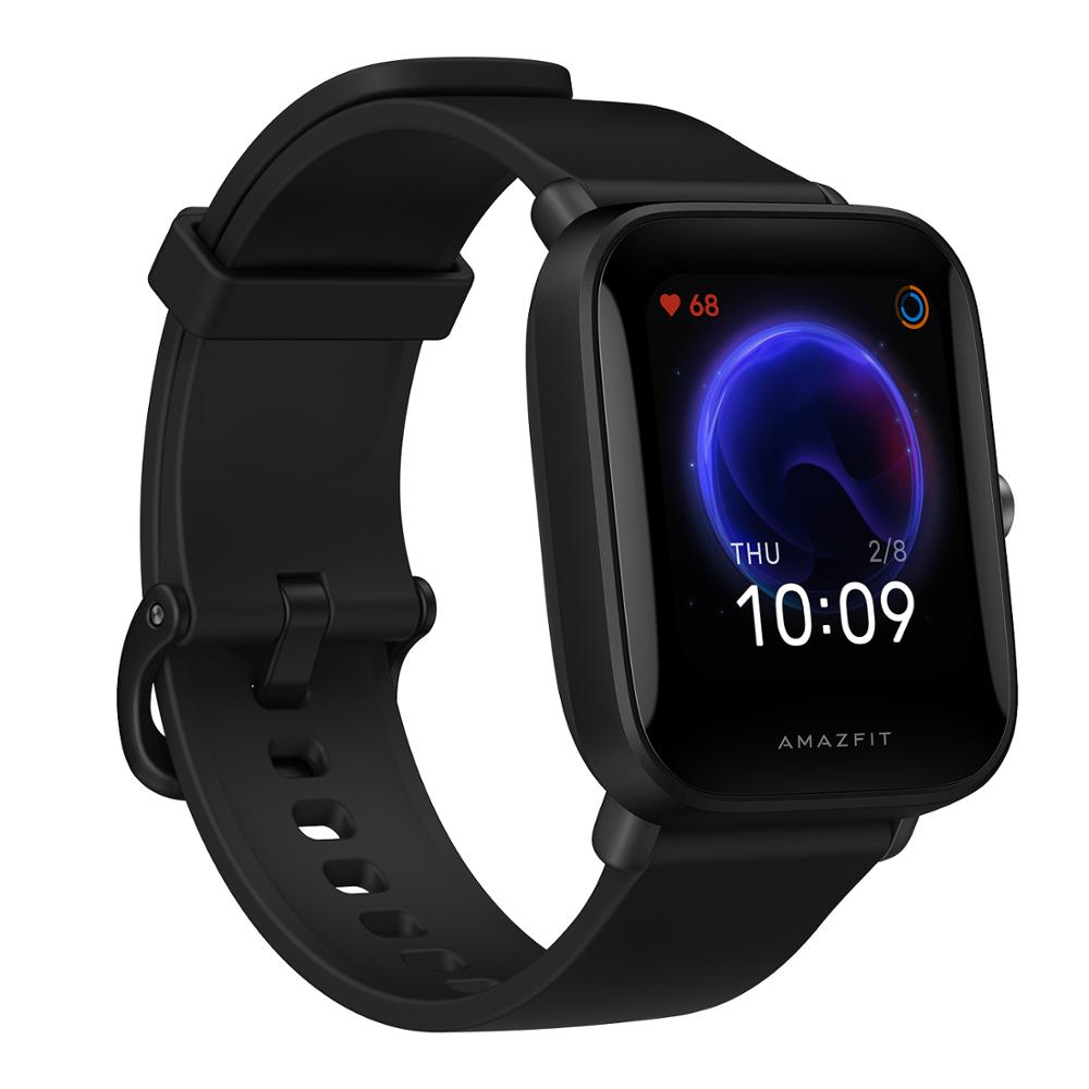 Relógio GPS à prova d'água 5 ATM da AMAZFIT com design moderno e tela colorida intuitiva.