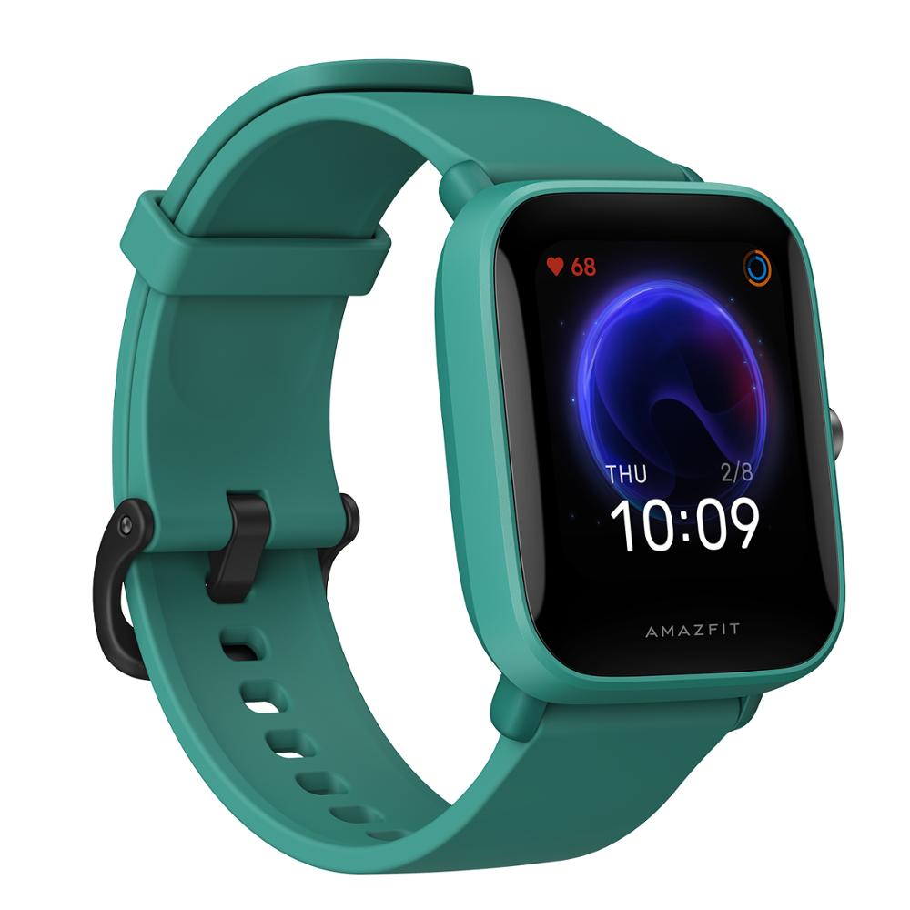 Relógio de pulso masculino AMAZFIT com tela colorida e design moderno, Relógio GPS à prova d'água 5 ATM