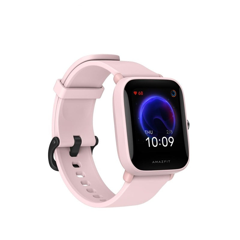 Relógio de pulso masculino AMAZFIT com tela colorida e recursos de monitoramento, Relógio GPS à prova d'água 5 ATM