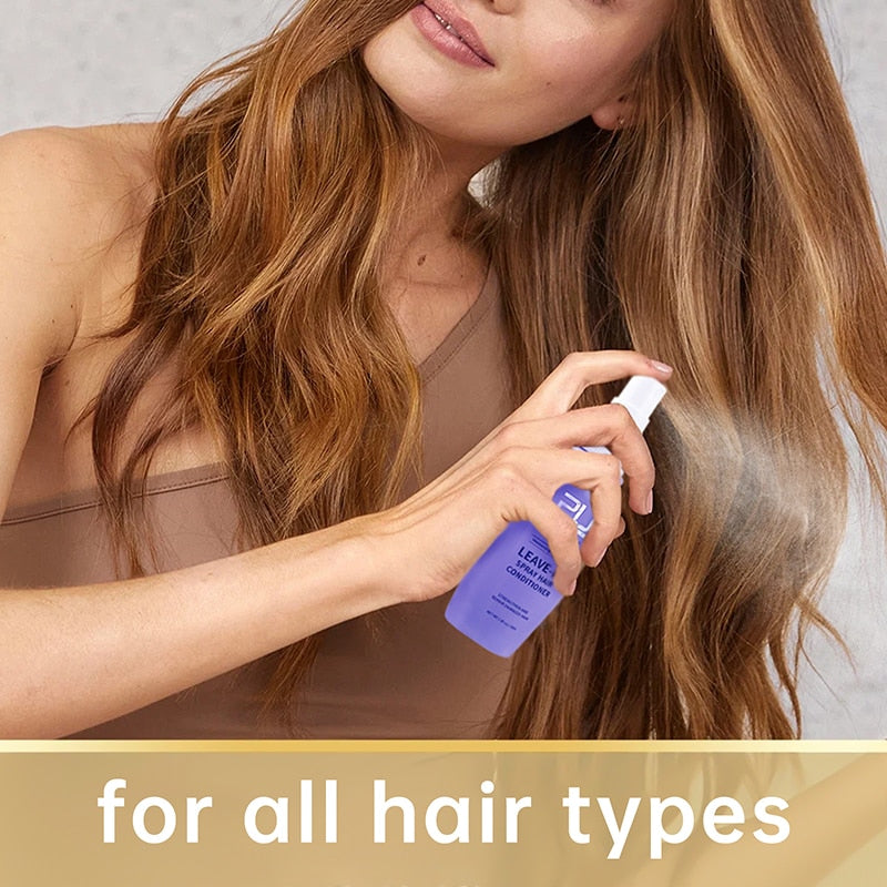 Condicionador PURC para tratamento e reparação de cabelos secos, elimina frizz e adequado para todos os tipos de cabelo