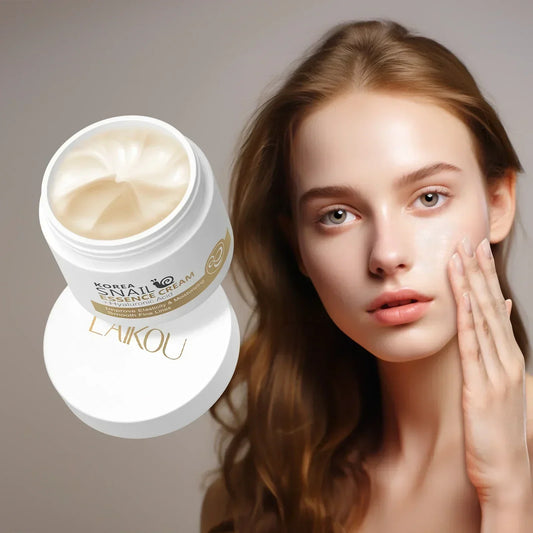 Creme hidratante Laikou com extrato de caracol para cuidados com a pele feminina e hidratação profunda