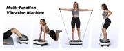 Máquina de exercício de placa vibratória para drenagem linfática, aliviar a dor, ajuda a dormir, queima de gordura, e perda de peso