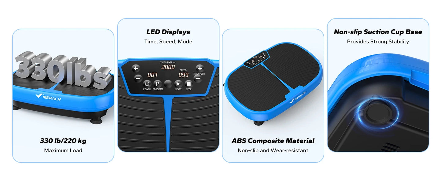 Máquina de exercício de placa vibratória para drenagem linfática, aliviar a dor, ajuda a dormir, queima de gordura, e perda de peso