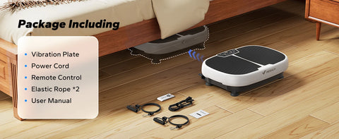 Máquina de exercício de placa vibratória para drenagem linfática, aliviar a dor, ajuda a dormir, queima de gordura, e perda de peso