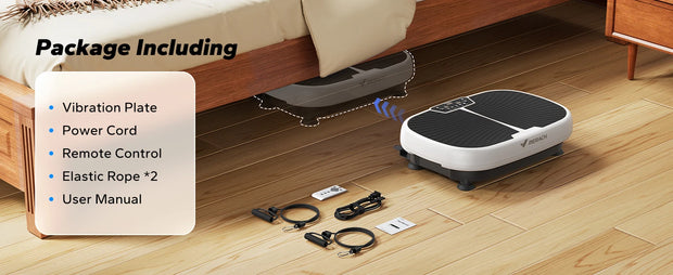 Máquina de exercício de placa vibratória para drenagem linfática, aliviar a dor, ajuda a dormir, queima de gordura, e perda de peso