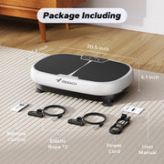 Máquina de exercício de placa vibratória para drenagem linfática, aliviar a dor, ajuda a dormir, queima de gordura, e perda de peso