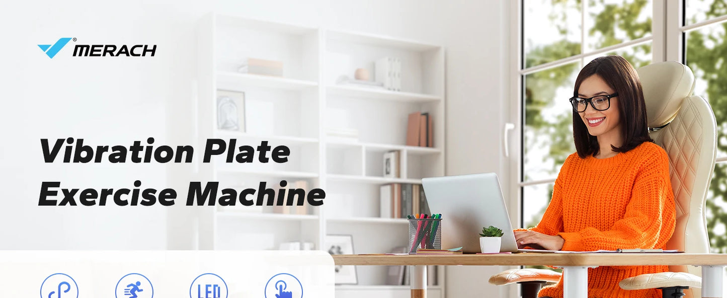 Máquina de exercício de placa vibratória para drenagem linfática, aliviar a dor, ajuda a dormir, queima de gordura, e perda de peso