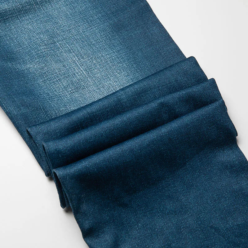 Calças legging feminina, cintura alta, falso denim, push up, sem costura, casual, elástico, bolso, jeans, lápis