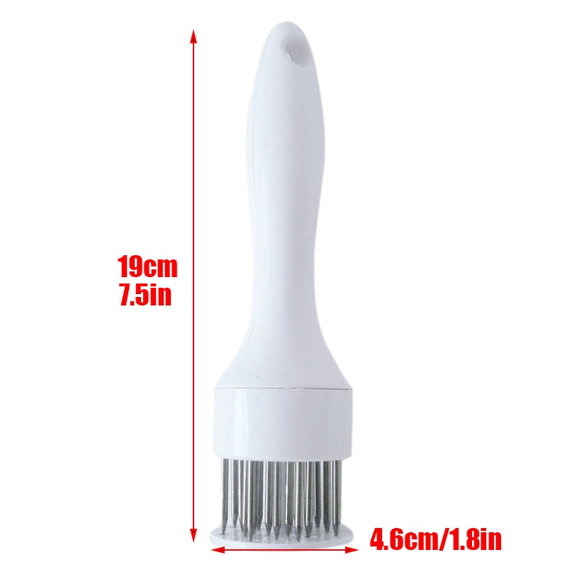 Agulha amaciadora de carne multifuncional, aço inoxidável, injetor de carne, marinada, sabor, seringa, ferramentas de cozinha, 1 peça CHANSUNRUN