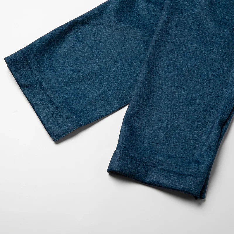 Calças legging feminina, cintura alta, falso denim, push up, sem costura, casual, elástico, bolso, jeans, lápis