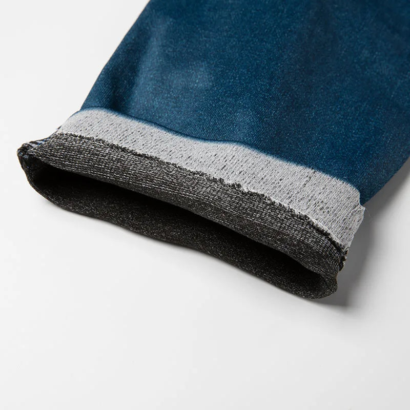 Calças legging feminina, cintura alta, falso denim, push up, sem costura, casual, elástico, bolso, jeans, lápis