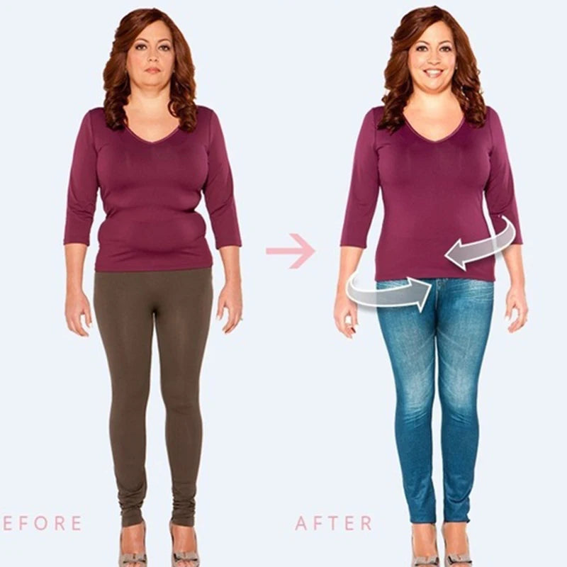 Calças legging feminina, cintura alta, falso denim, push up, sem costura, casual, elástico, bolso, jeans, lápis