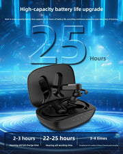 Aparelhos auditivos sem fio, fones de ouvido recarregáveis para perda auditiva surda grave, amplificador de som BTE