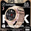 Smartwatch Masculino com GPS Real, Chamadas Bluetooth, Bússola, Bateria de 650mAh, Resistente à Água IP68 (2025)