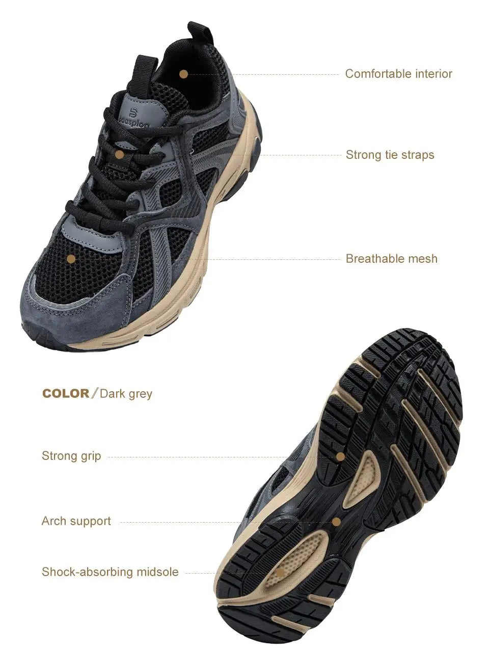 Tênis feminino, leves, respiráveis, esportivos, malha de renda, confortável, casuais, de borracha antiderrapante