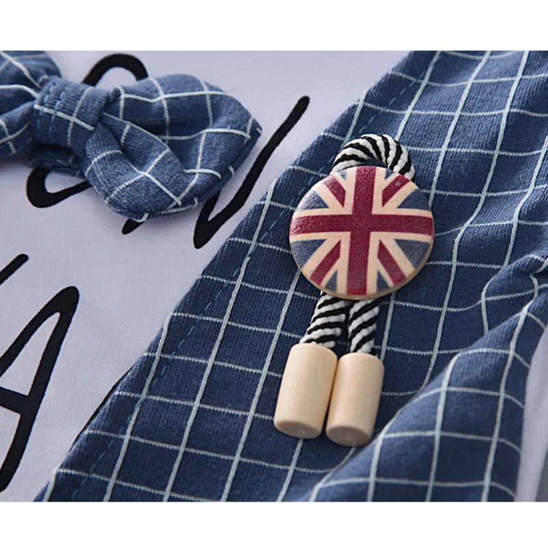 Conjunto de roupas infantis, meninas e meninos, camiseta e shorts, 2 pçs,casual