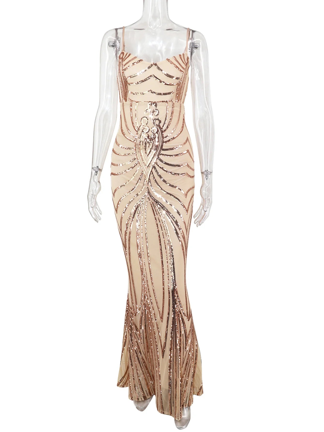 Vestido feminino, longo, maxi com lantejoulas, vestido para ocasiões festivas
