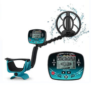 Detetor de metais subterrâneo com bobina de pesquisa à prova d'água IP68 de 9,8 polegadas