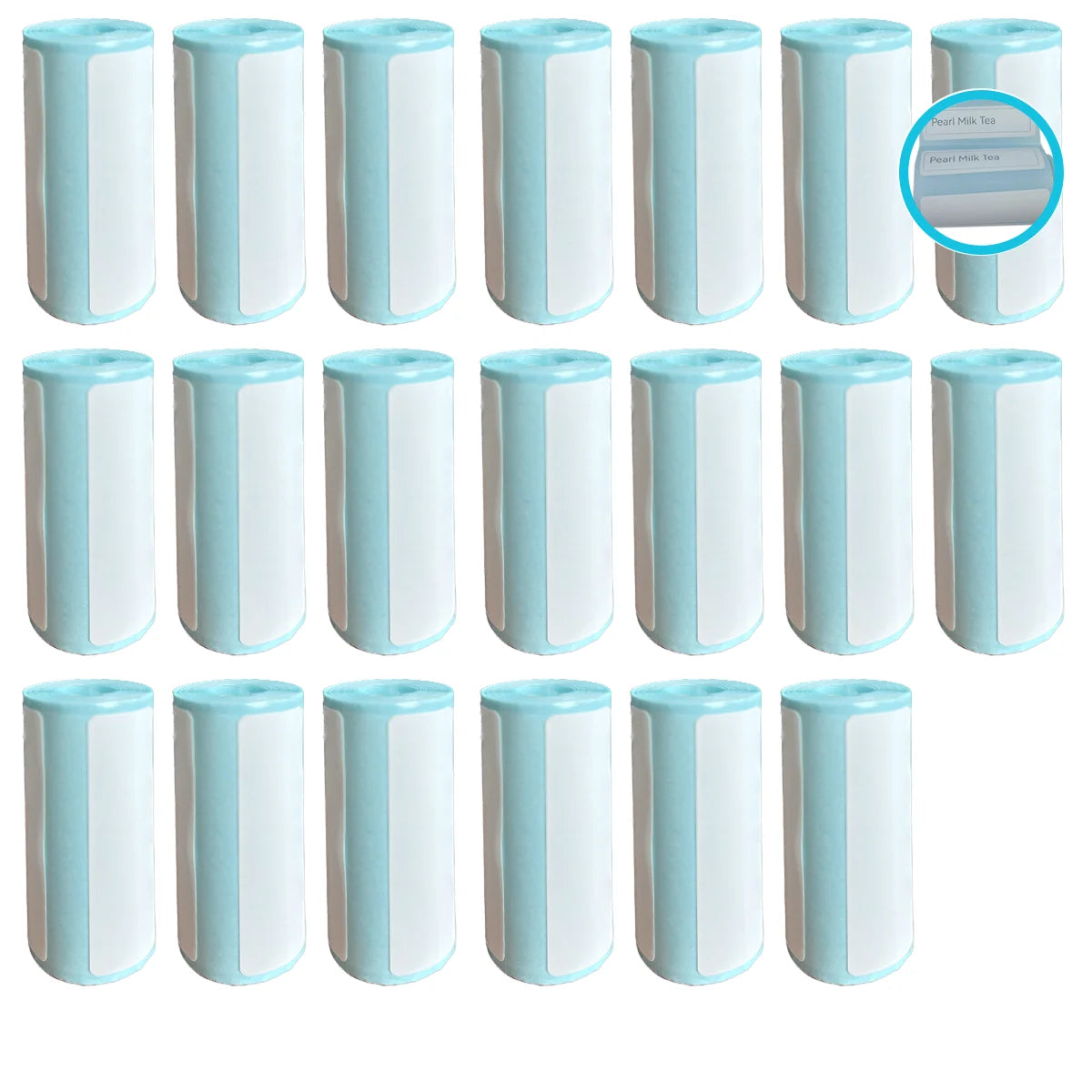 15 Rolos de Papel para Etiqueta Autoadesiva 57mm