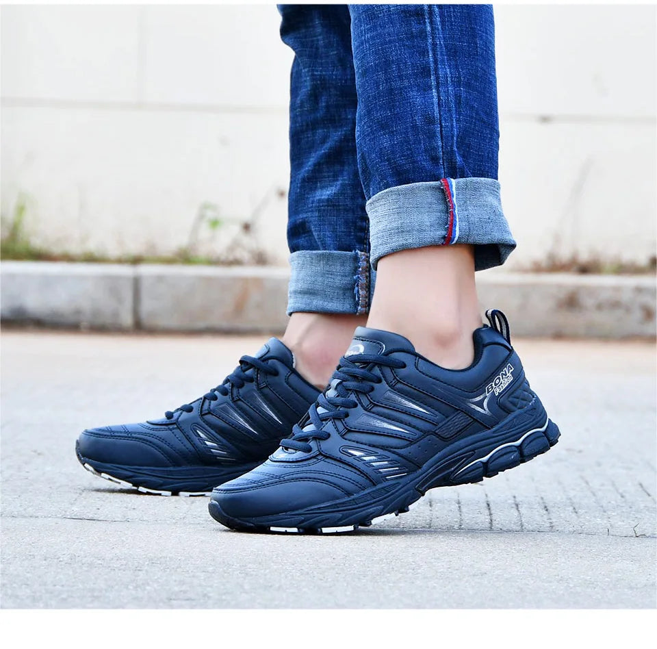 Tênis Masculino Esportivos, Respiráveis, Confortáveis, Estilo de Design Novo, Popular