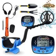 Detetor de metais subterrâneo com bobina de pesquisa à prova d'água IP68 de 9,8 polegadas
