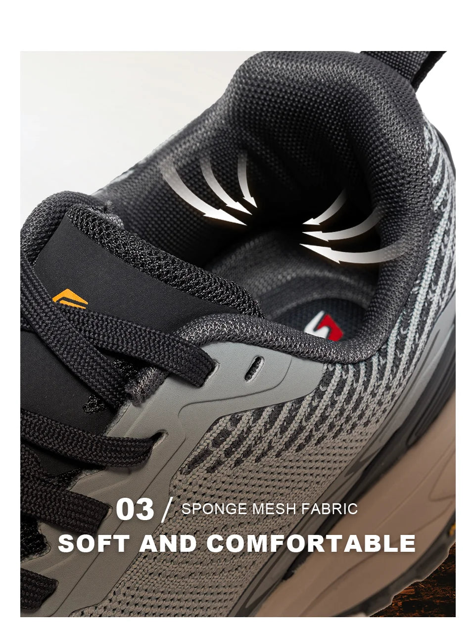 Tênis masculinos de caminhada, de malha respirável, antiderrapante, resistente ao desgaste, leve, confortável, casual