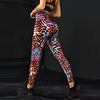 Calças Feminina Push Up para Treino, Leggings Tie Dye Sem Costura para Academia, Yoga,Esportivas, Calças Justas de Cintura Alta para Fitness Feminino