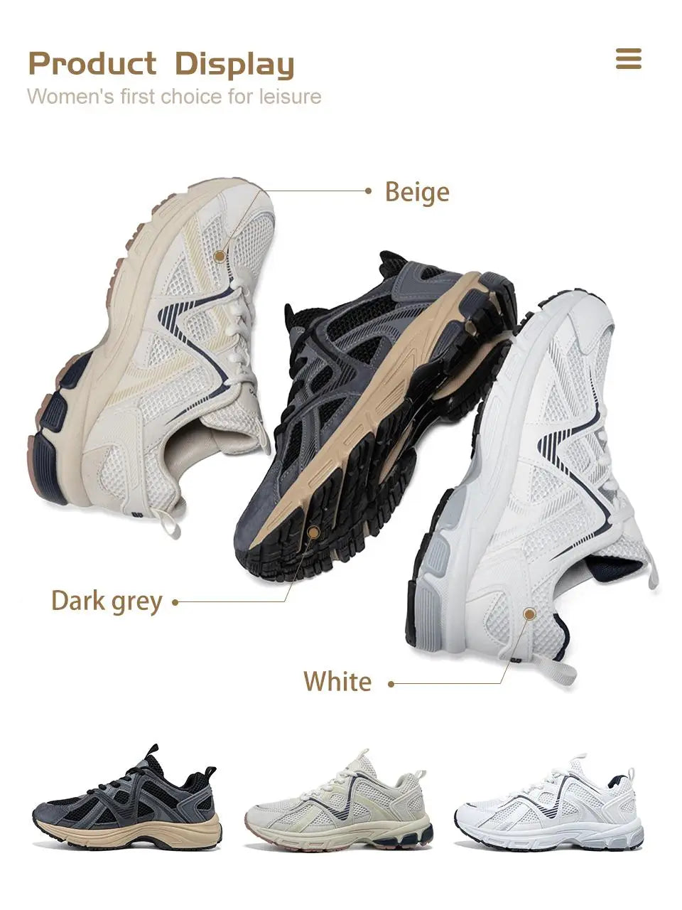 Tênis feminino, leves, respiráveis, esportivos, malha de renda, confortável, casuais, de borracha antiderrapante